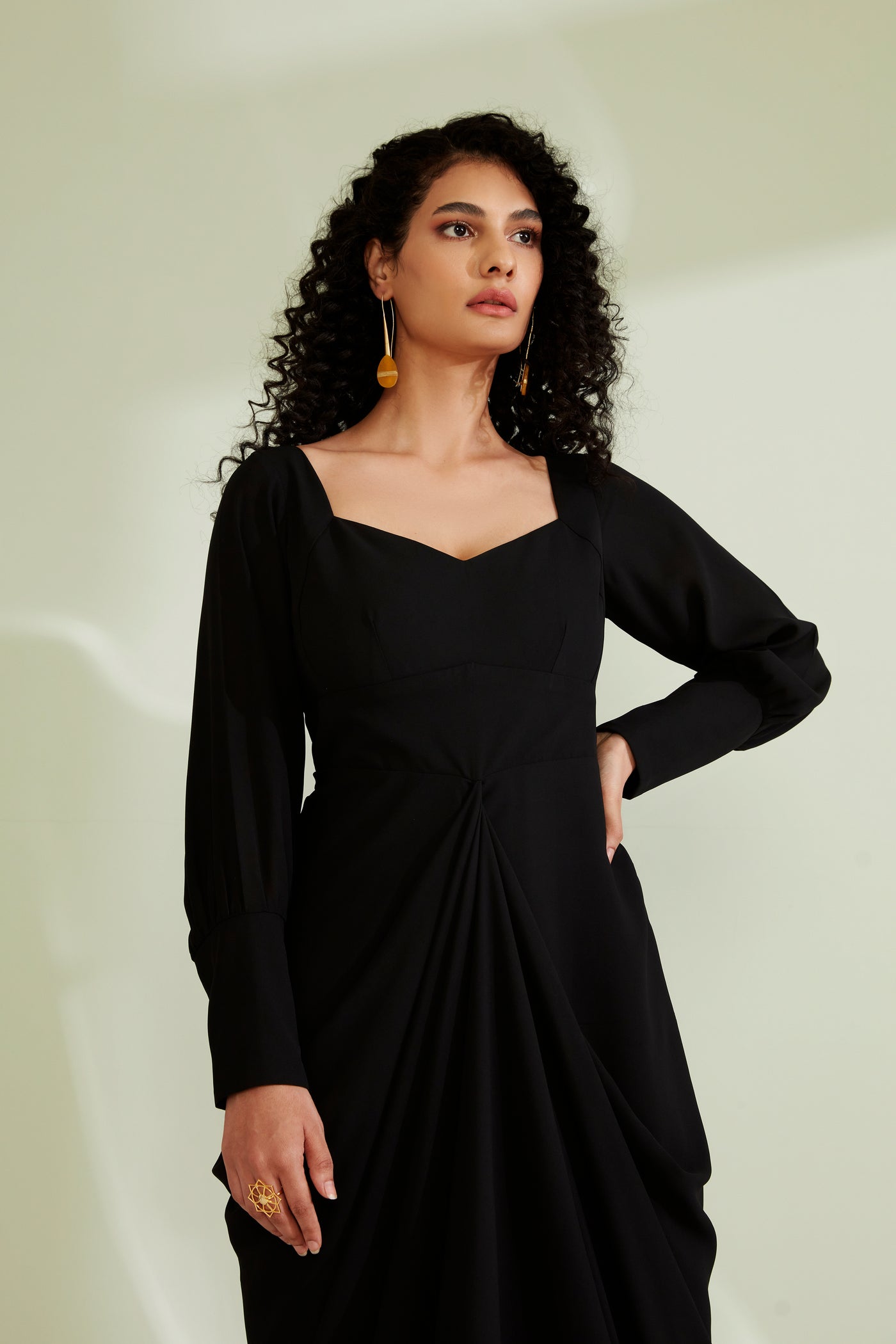 Zaynab Black Evening Dress