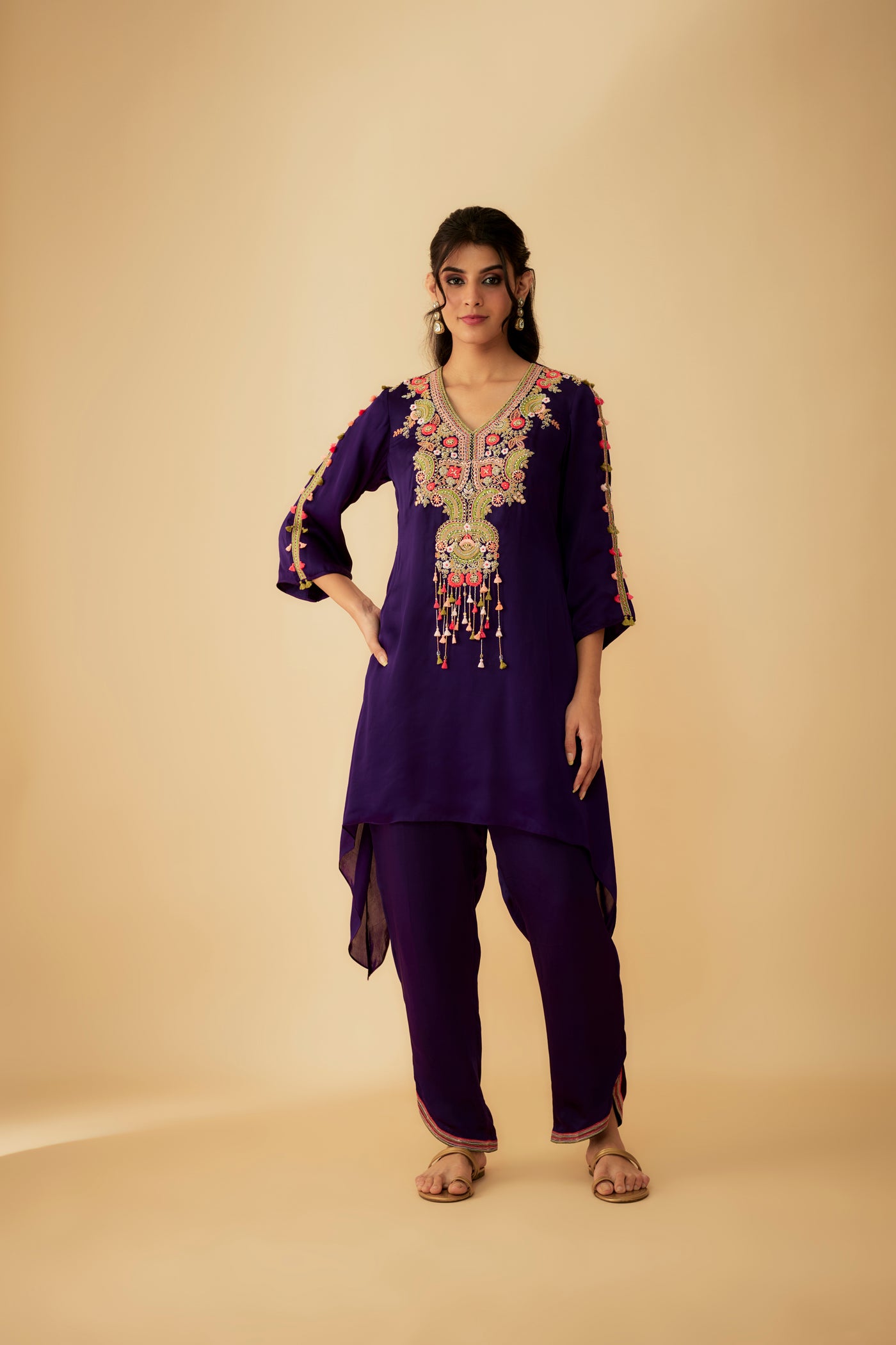 Gerlin Purple Kurta Set