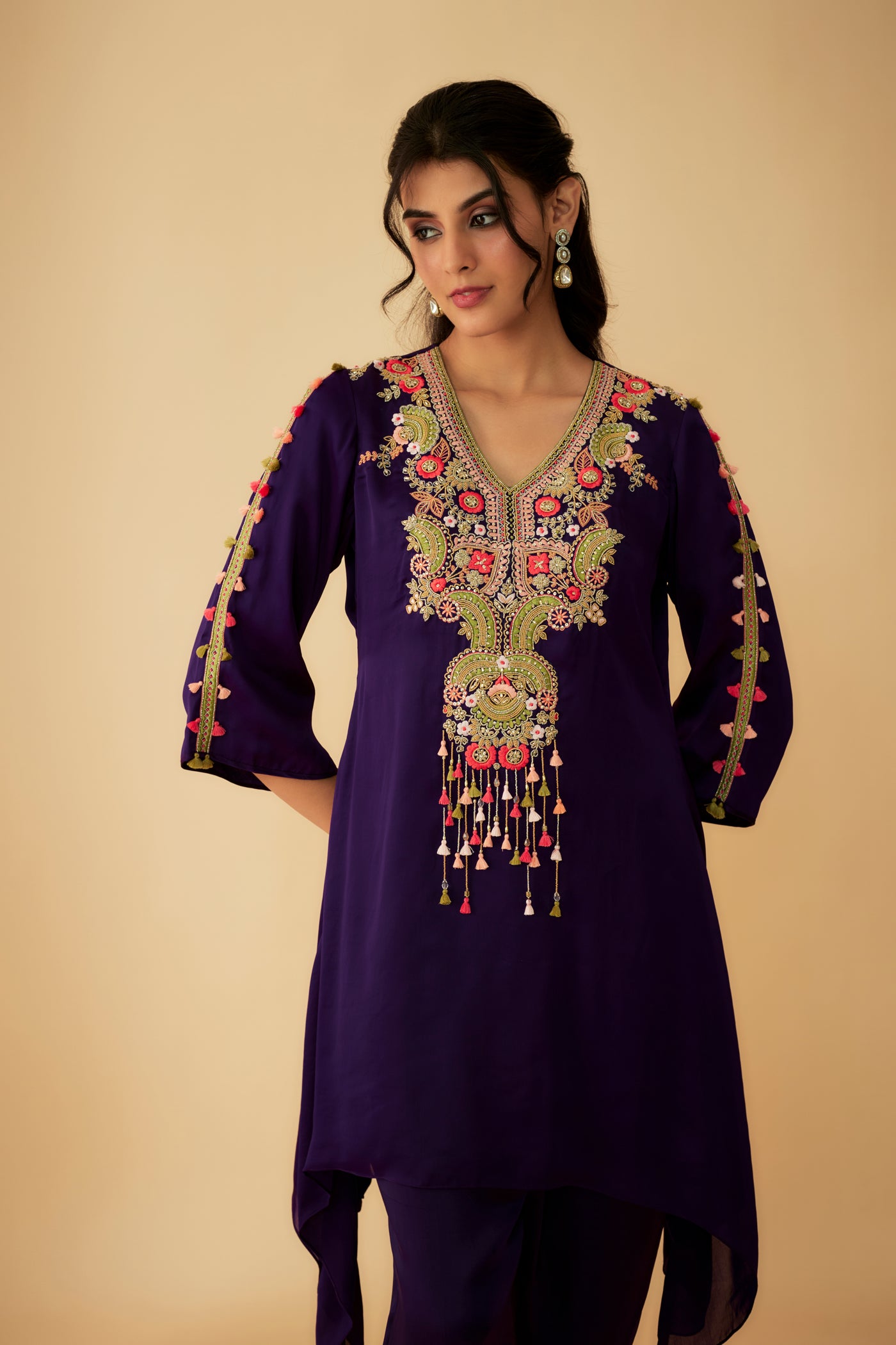 Gerlin Purple Kurta Set