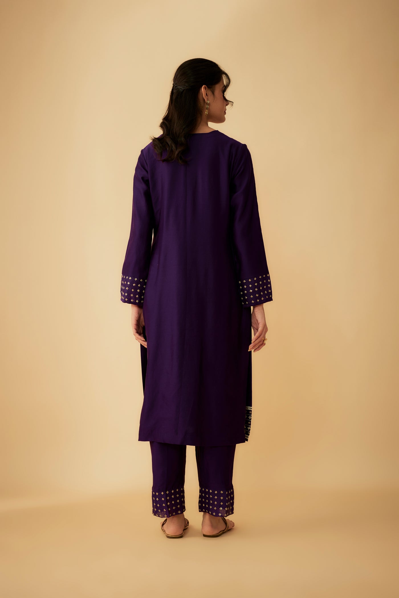 Aliya Purple Kurta Set