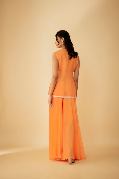 Nimrat Orange Co-ord Set