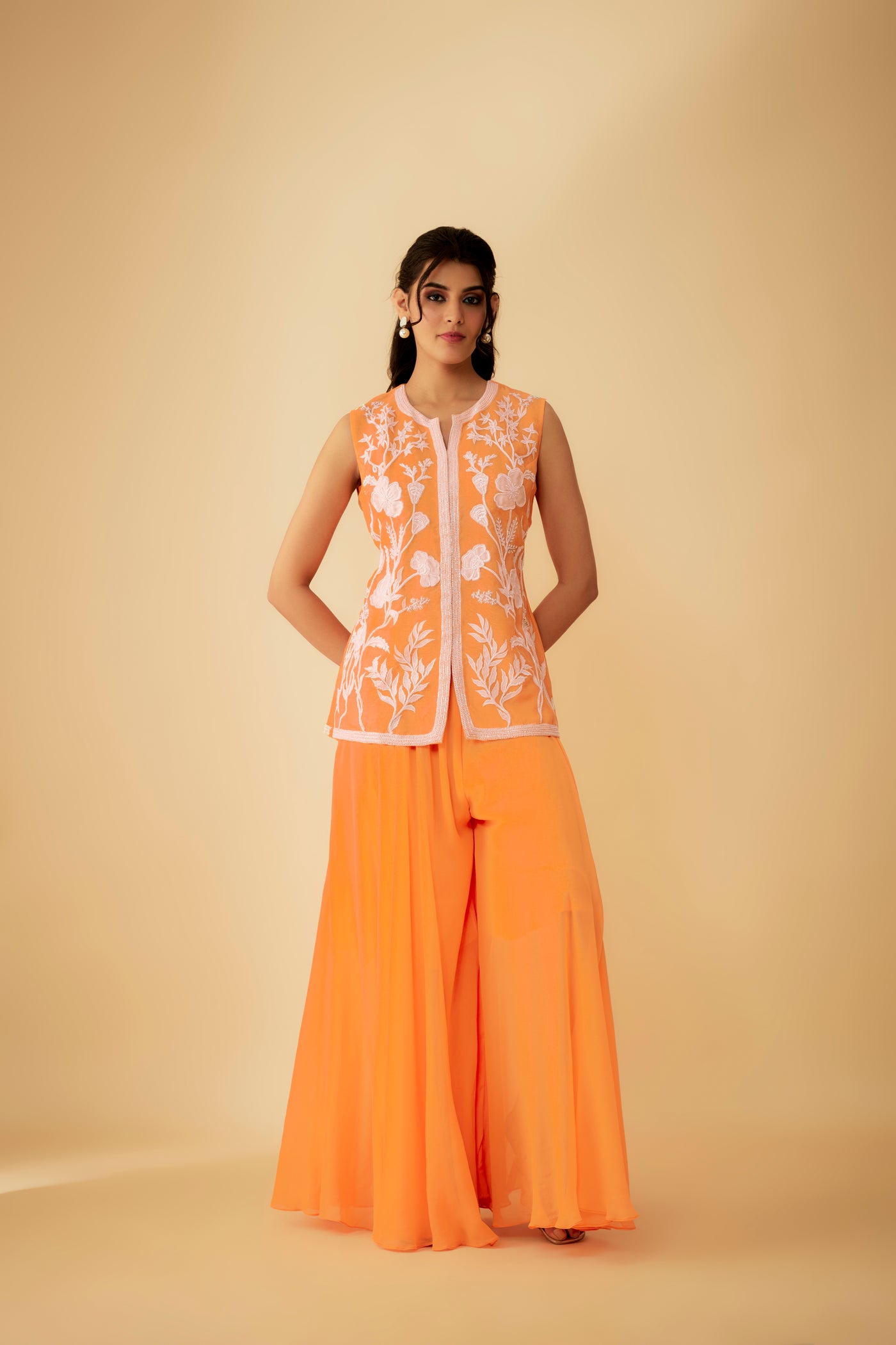 Nimrat Orange Co-ord Set