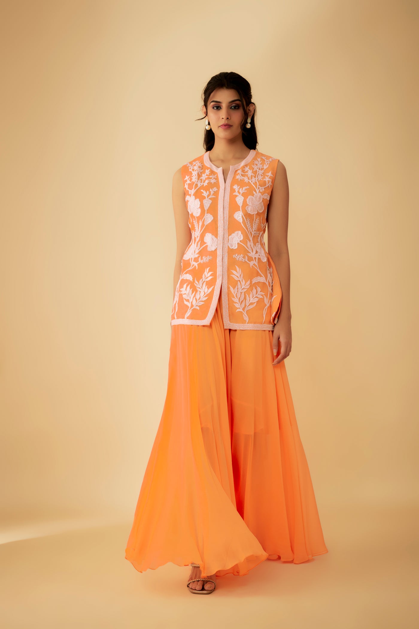 Nimrat Orange Co-ord Set