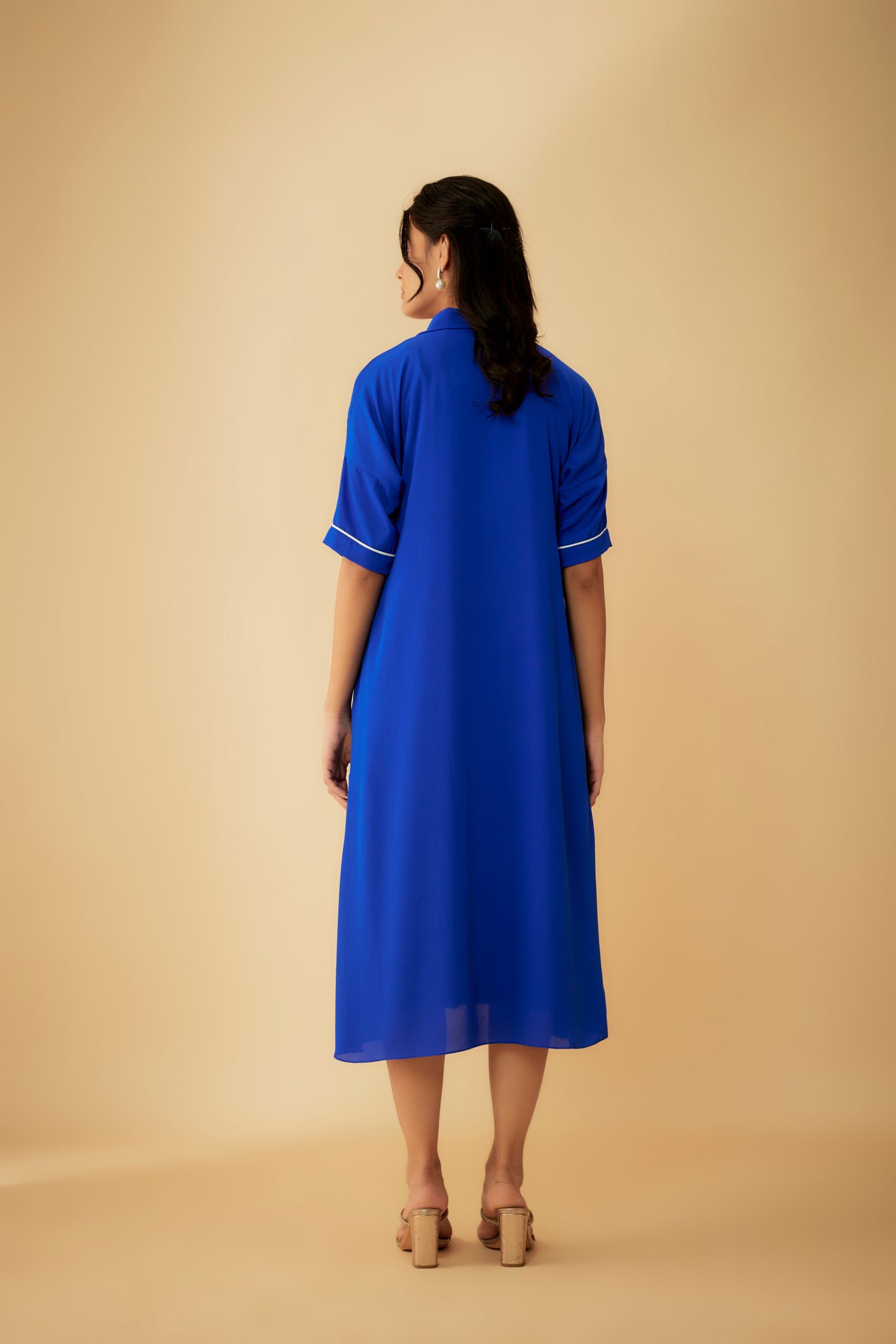 Daisy Blue Georgette Dress