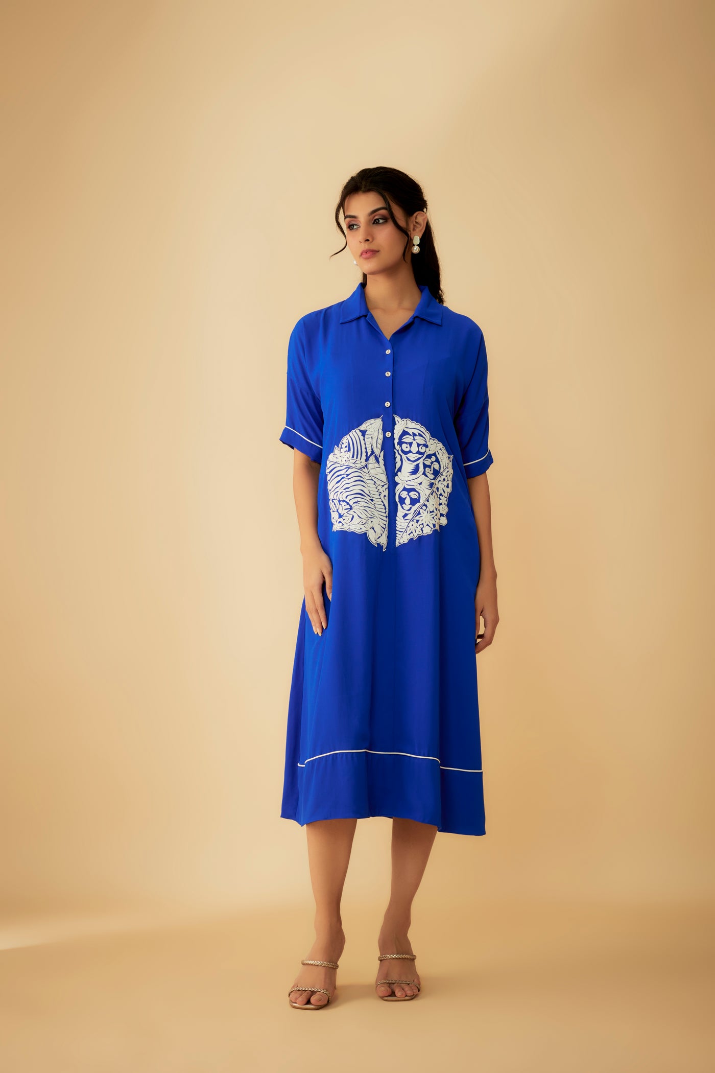 Daisy Blue Georgette Dress