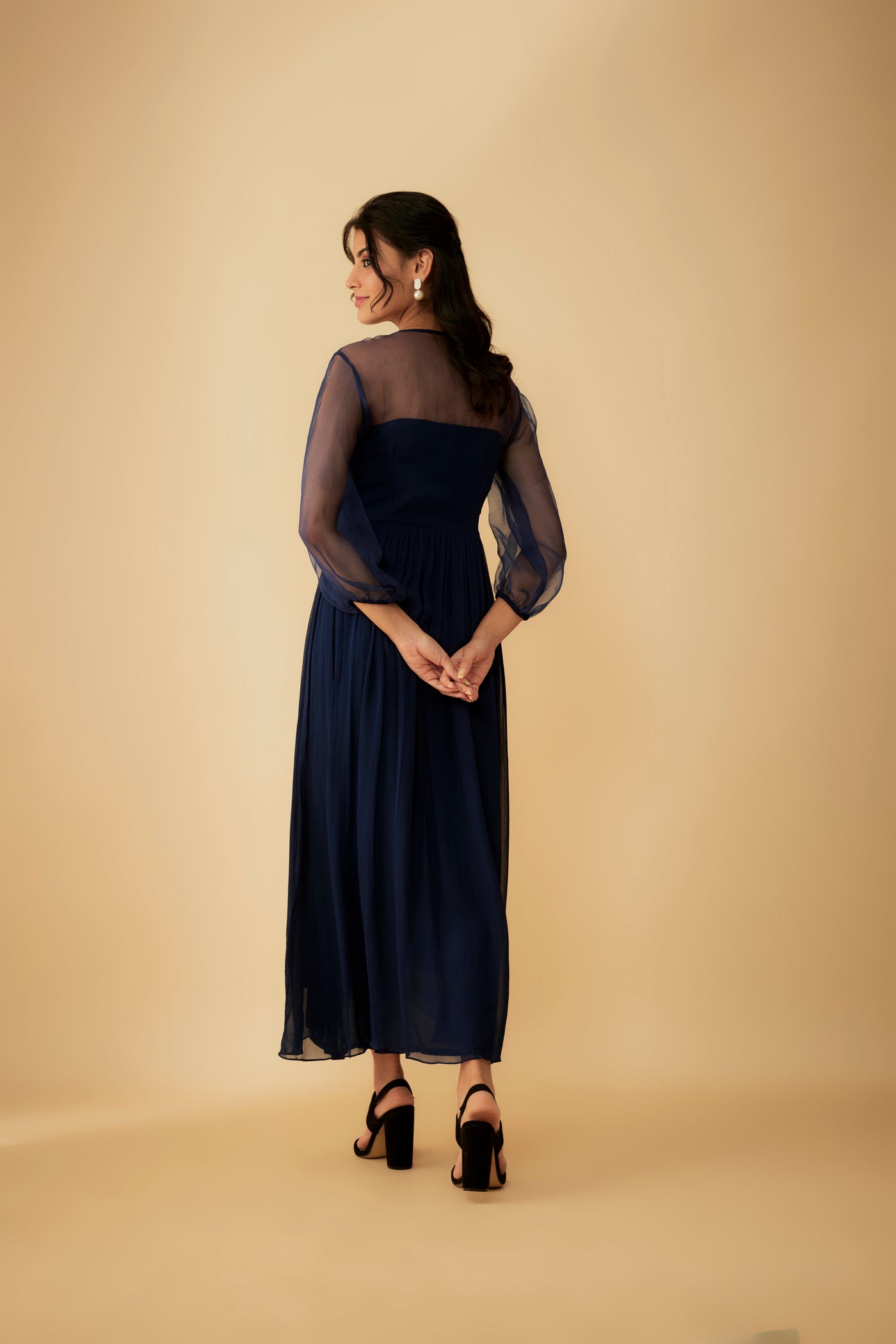 Eliza Navy Blue Dress