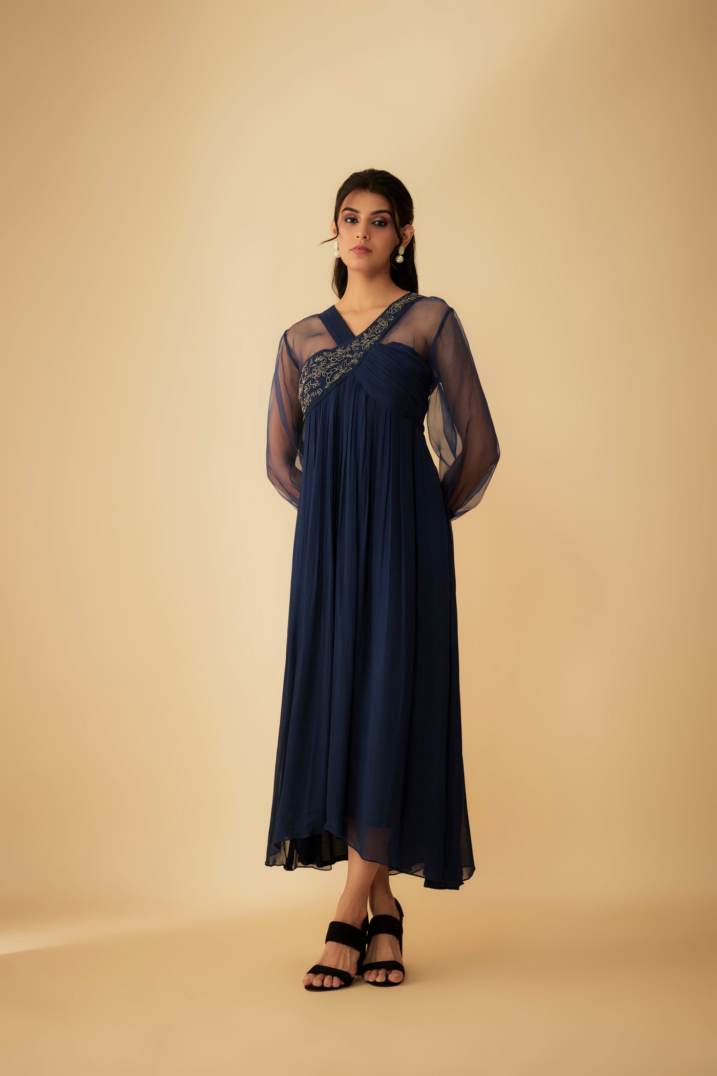 Eliza Navy Blue Dress