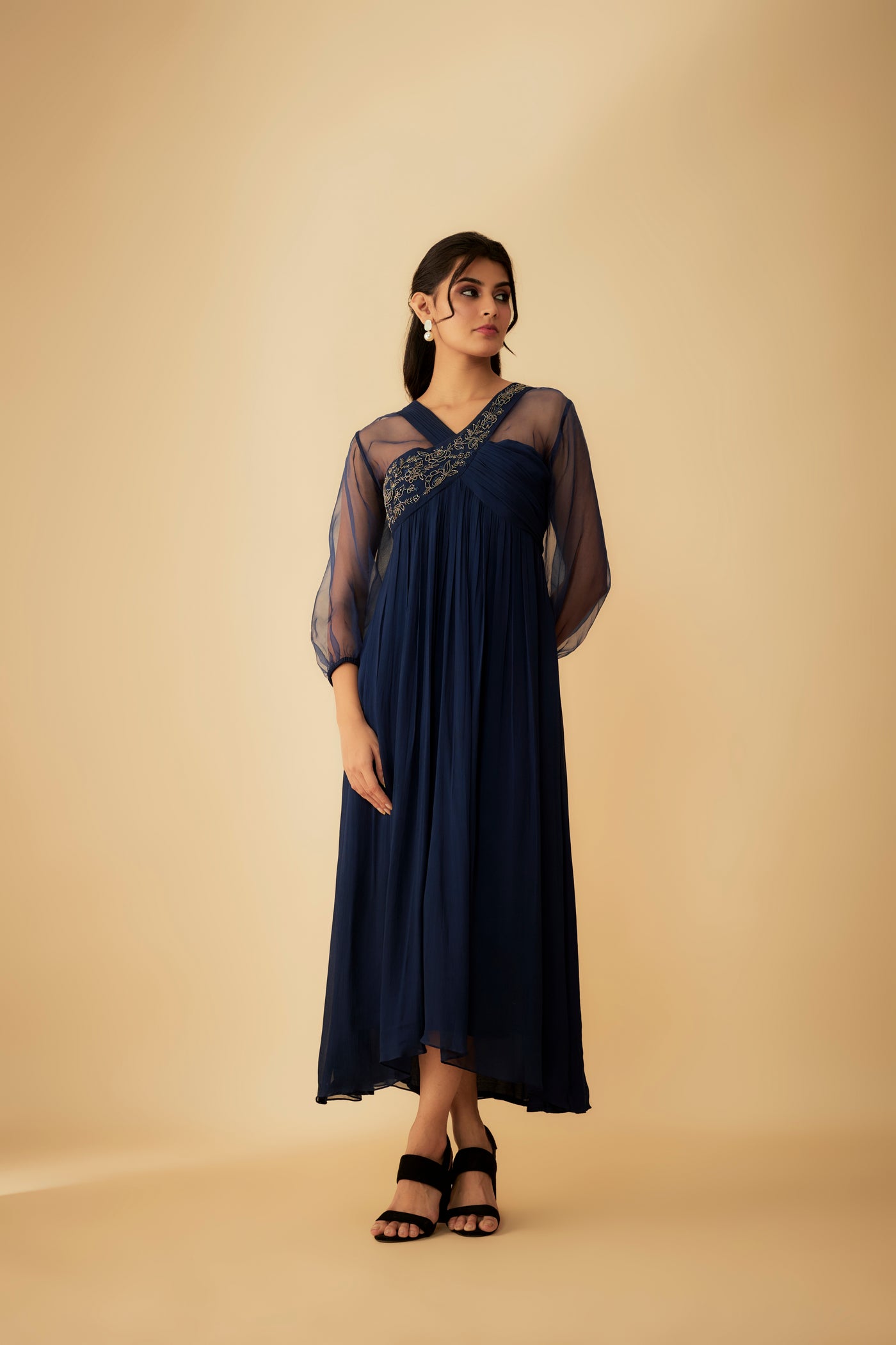 Eliza Navy Blue Dress