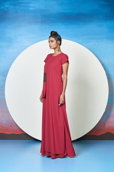 Koi Red Cocktail Gown