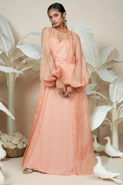 Maher Peach Gown